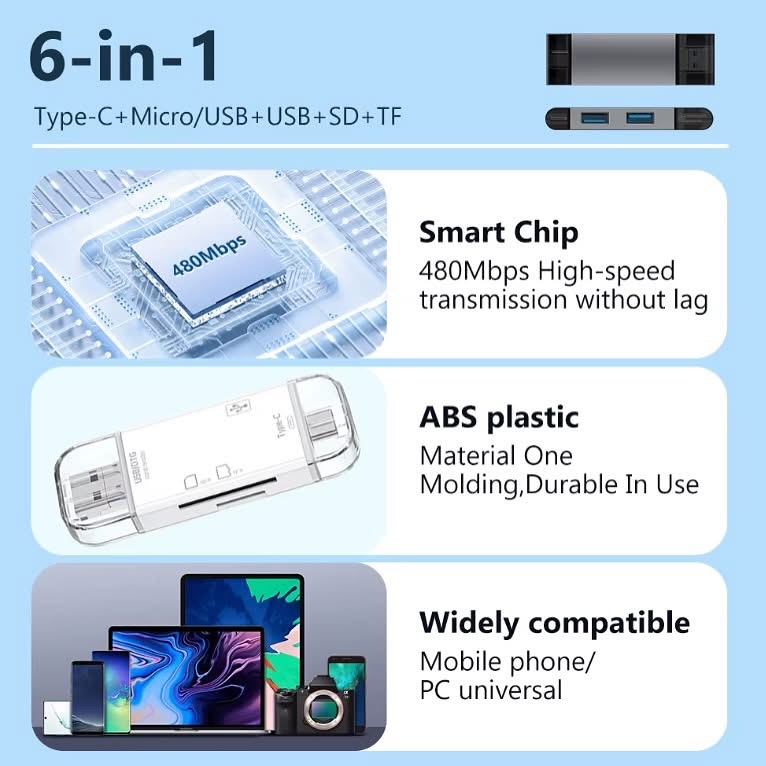 6-in-1 OTG Adapter